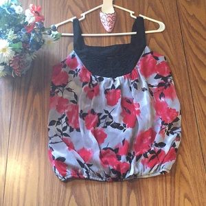 Wrapper women’s xs floral Blouse wide strap